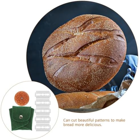 Bread Dough Scoring Tool with Wood Handle and Replaceable Blades for