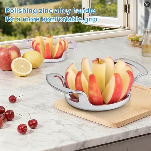 Apple Slicer and Corer, Basic Model with 12 Sharp Stainless Steel