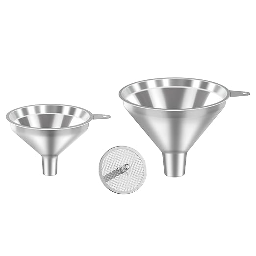 Serinar 3-Piece Stainless Steel Kitchen Funnel Set by serinar