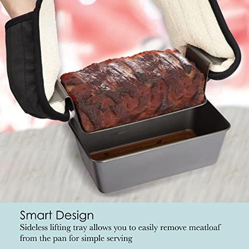 Chicago Metallic Healthy Meatloaf Baker with Drain Tray