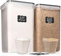 2 PC 7 Qt Flour Storage Containers with Airtight Lids