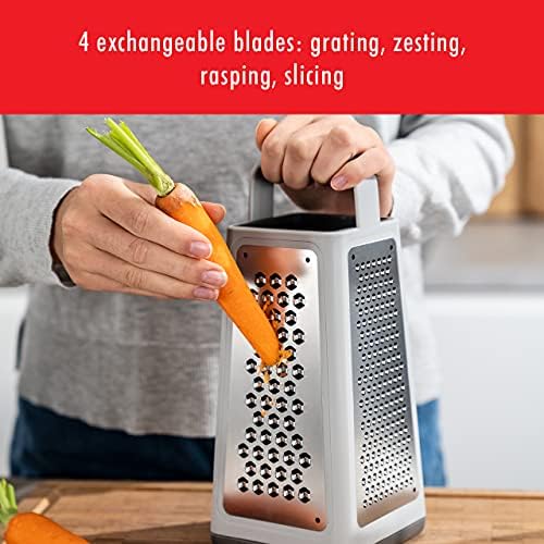 ZWILLING Z-Cut Tower Multifunctional Box Grater, Faster Grating