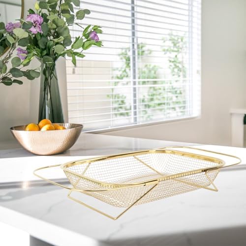 Over the Sink Colander, Expandable Baskets with Fine Mesh Strainer
