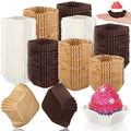 Uiifan 1200 Pcs Square Cupcake Liners 1.8" x 1.8" Square Brownie