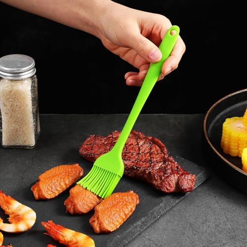 6pcs Silicone Pastry Brush Set, Heat Resistant Oil Brushes for Baking