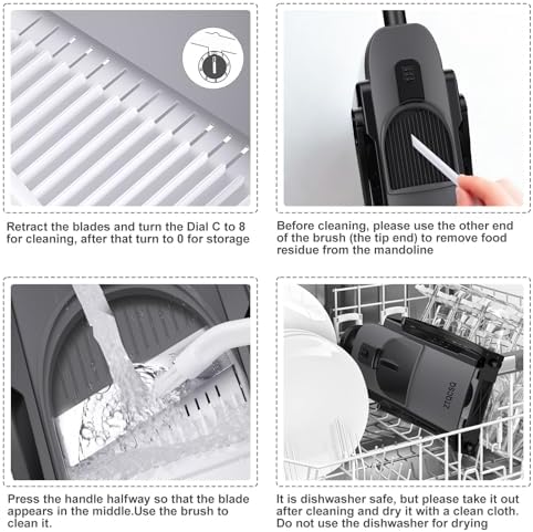 Mandoline Slicer for Kitchen, Vegetable Potato Slicer