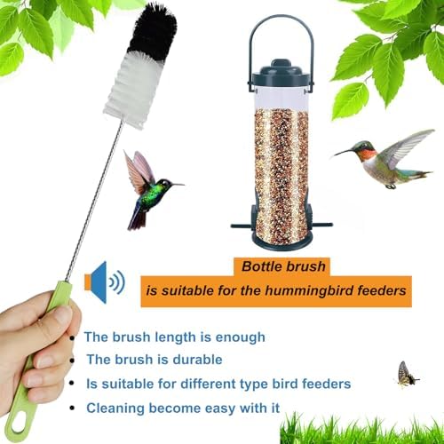 2 Pack 16" Water Bottle Brush for Cleaning, Dokpod Long Handle Bottle