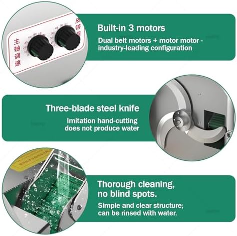 Heavy-Duty Commercial Vegetable Slicer, 200W, 150-300kg/Hour