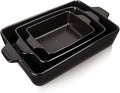 Sweejar Ceramic Bakeware Set, Rectangular Baking Dish by Sweejarco1949