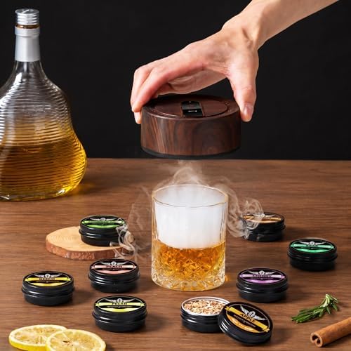 INSISART Electric Whiskey Smoker Kit, Old Fashioned Smoker Kit with