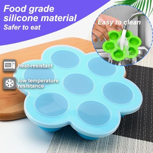 3 Pack Silicone Egg Bite Mold for Air Fryer Silicone Molds