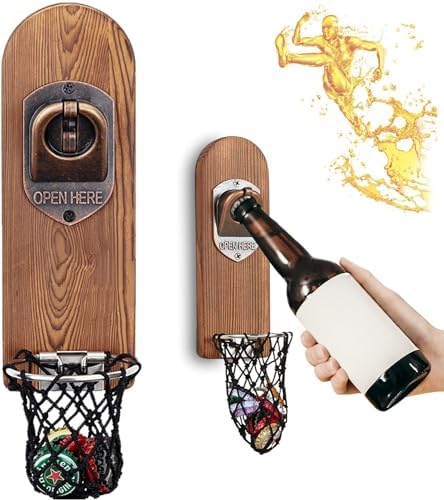 Wall Mounted Magnetic Beer Bottle Opener
