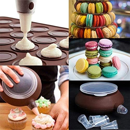Macaron Silicone Baking Mat Kit, 48 Hole, 4 Nozzles