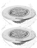 TRAPMATE 2 Pcs Stainless Steel Sink Drain Strainers