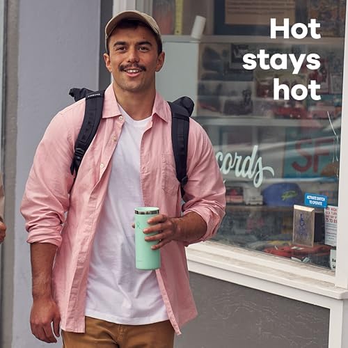 Hydro Flask Travel Coffee Cup – Insulated Stainless Steel, Non-Spill