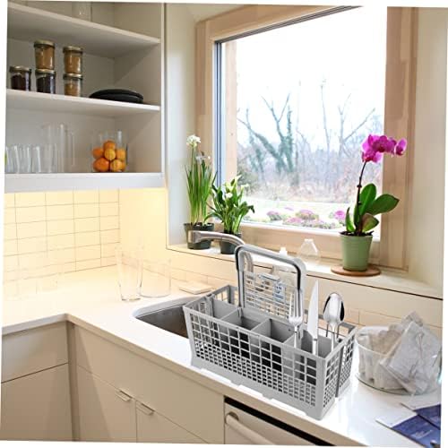 Dishwasher Basket Xmas Cutlery Storage Box Plastic with Many