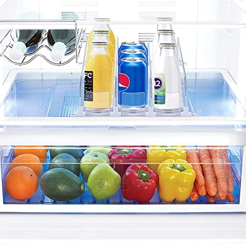 Drink Dispenser for Fridge, Self Pushing Soda Can Organizer for