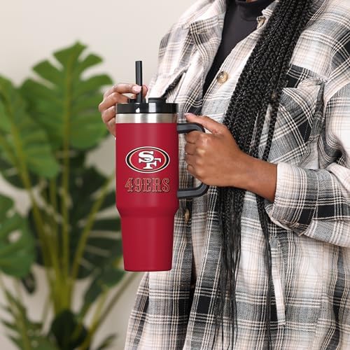 FOCO NFL unisex-adult NFL Team Logo Insulated Travel Mug 40oz XL