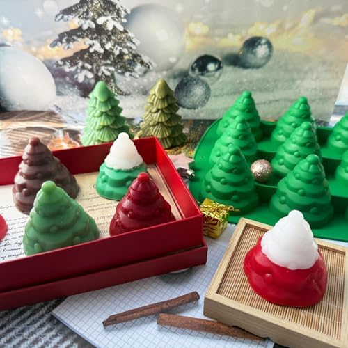 3D Christmas Tree Silicone Mold, Xmas Tree Pan Silicone Molds