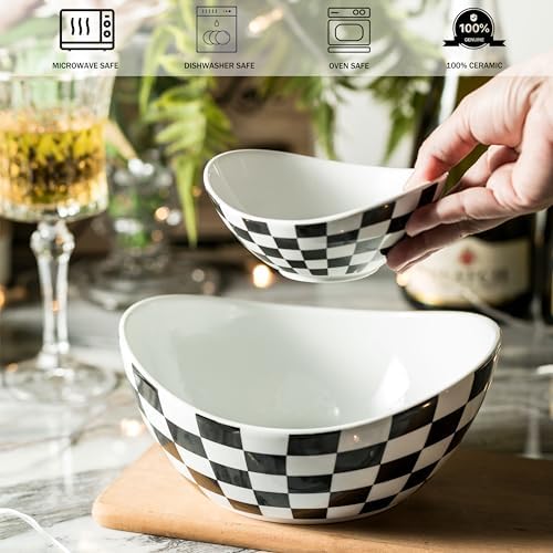 Miamolo Tiered Serving Bowls, Chip and Dip Serving Set, Halloween Hosting