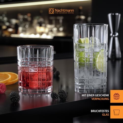 Nachtmann Highland 12 Piece Drinkware Set, Tumblers and Highball