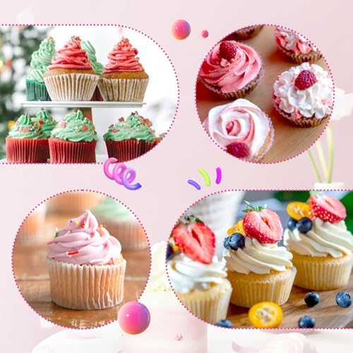 SNAIL GARDEN 38PCS Silicone Pastry Bags Set - with Two-Color Icing