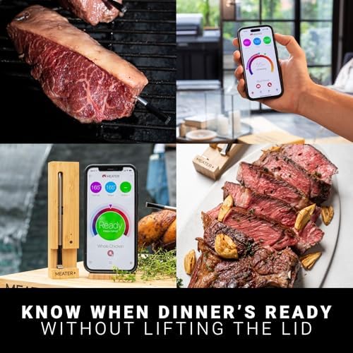 MEATER Plus Smart Meat Thermometer, Honey