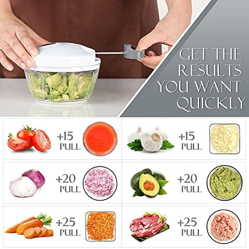 Ourokhome Vegetable Chopper Onion Cutter with Container