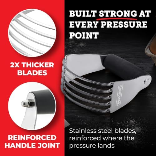 Lightyear Dough Blender & Pastry Cutter - Stainless Steel Dough Cutter