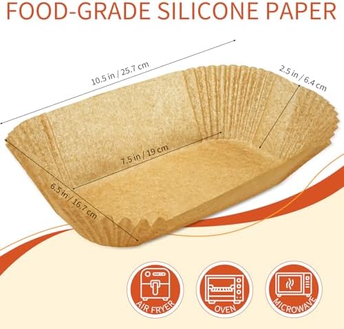 200 Pack Loaf Pan Parchment Liners