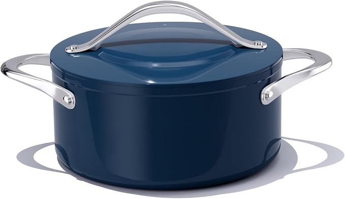 CookinCraze Stock Pot 4.5QT Nonstick Ceramic Dutch Oven Pot by CookinCraze
