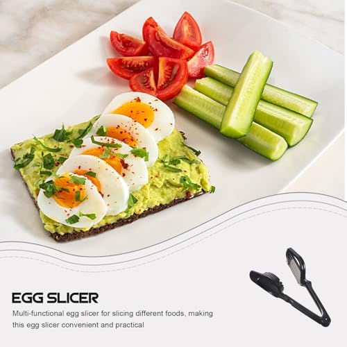 Egg Slicer for Boiled Eggs Stainless Steel Blades Multipurpose Kitchen