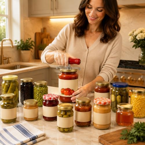 Adjustable Jar Opener, Stainless Steel Lid Opener with Ergonomic