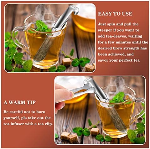 Tea Infuser for Loose Leaf Tea, Stainless Steel Tea Diffusers with