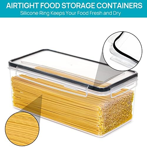 Vtopmart 4-Pack 3.2L Airtight Pasta Storage Containers