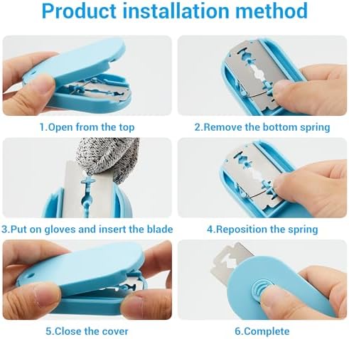 Bread Lame, Retractable Dough Scoring Tool with 5 Razor Blades