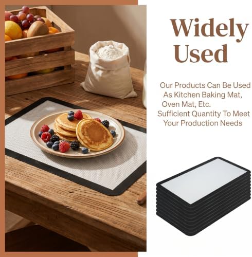 10 Pcs Silicone Baking Mats for Freeze Dryer Trays