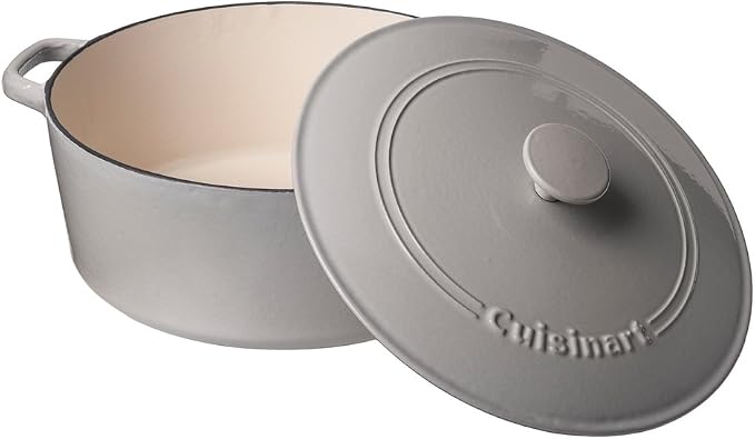 Cuisinart Chef's Classic Enameled Cast Iron Round Covered Casserole - Image 2
