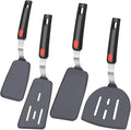 KLAQQED 4Pcs Spatula Silicone Heat Resistant Flexible Rubber Silicone Spatulas by KLAQQEDBrand