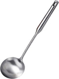 Soup Ladle, Metal 316 Stainless Steel Kitchen Ladles Spoon, Large Cooking Ladel by EJOEXQU