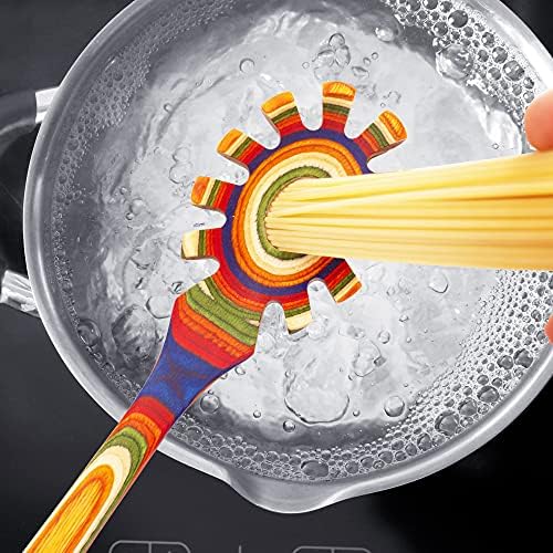 Baltique Marrakesh Collection Wooden Spaghetti Spoon – 12.5" Pasta