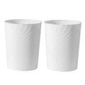 UUJOLY Plastic Small Trash Can Wastebasket, Garbage Container Basket by UUJOLY