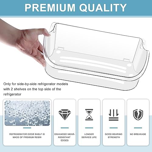 2 PACK Upgraded 240356402 Refrigerator Door Bin Replacement