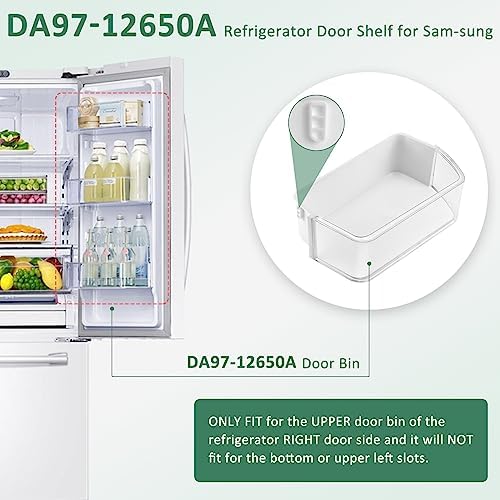 DA97-12650A Refrigerator Right Door Bin Compatible for Samsung by