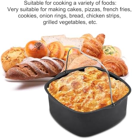 6.89 inches Air Fryer Cake Pan, Non-stick Air Fryer Cake Barrel Air