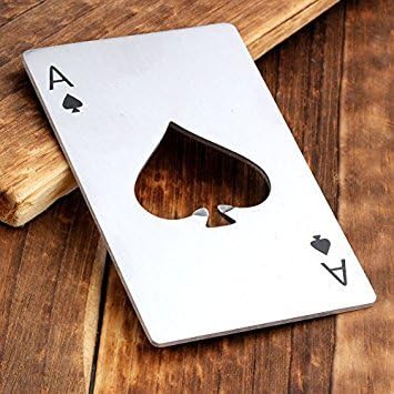 Bottle Opener-Stainless Steel Credit Card Size Casino Bottle Opener - Image 3