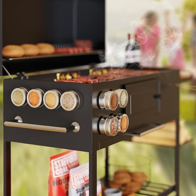 Vetacsion Set of 8 Magnetic Spice Tins - Image 6