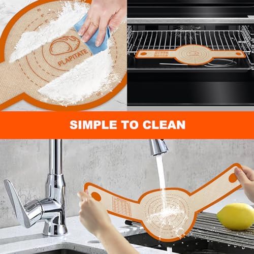 PLAPITATE Silicone Bread Sling for Dutch Oven Liner, Non Stick 2 PCS