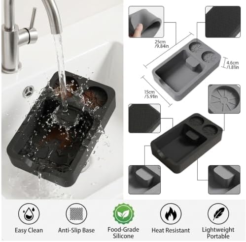 Silicone Espresso Knock Box & Tamping Station