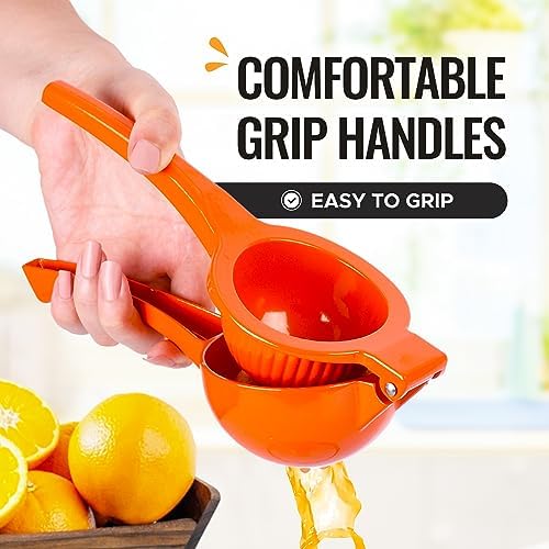 Zulay Kitchen Metal Orange Squeezer